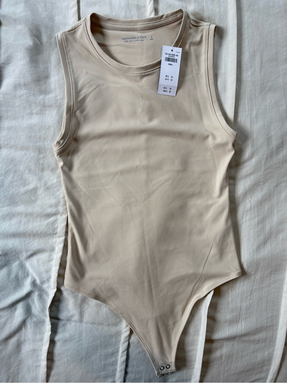 Abercrombie & Fitch Soft AF Sleeveless One-Piece Bodysuit